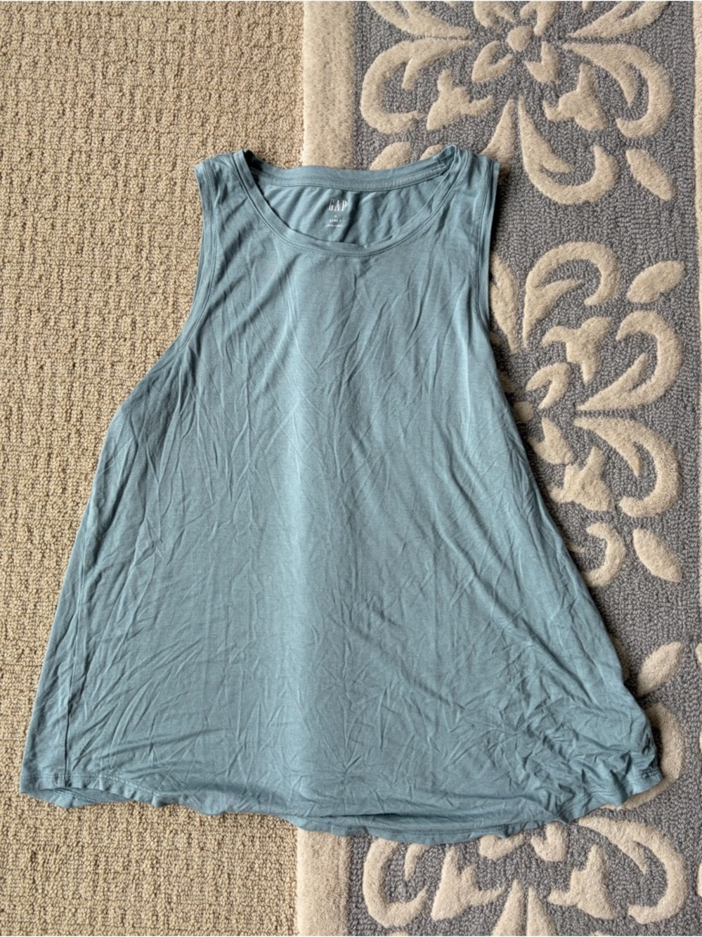 Women’s Teal Blue Sleeveless Tank Top